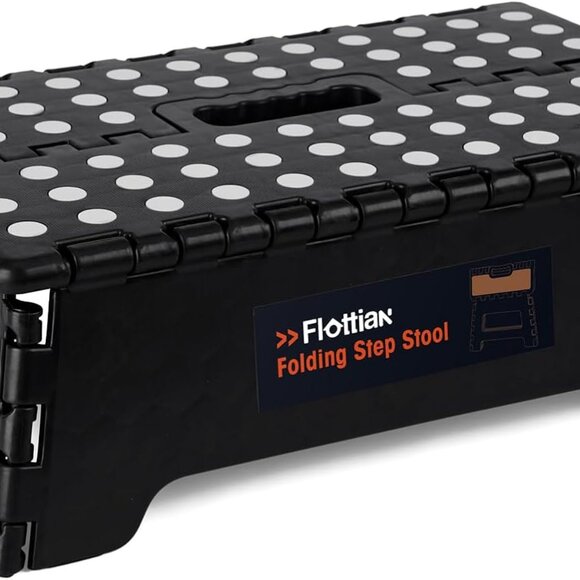5" Folding Step Stool for Adults and Kids 15-Inch Extra Wide Stool Holds Up to 3 - Picture 1 of 7